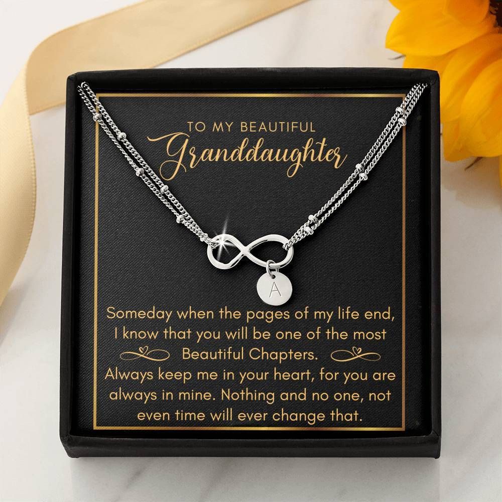 Gift For Granddaughter Infinity Bracelet Nothing Can Change My Love For You