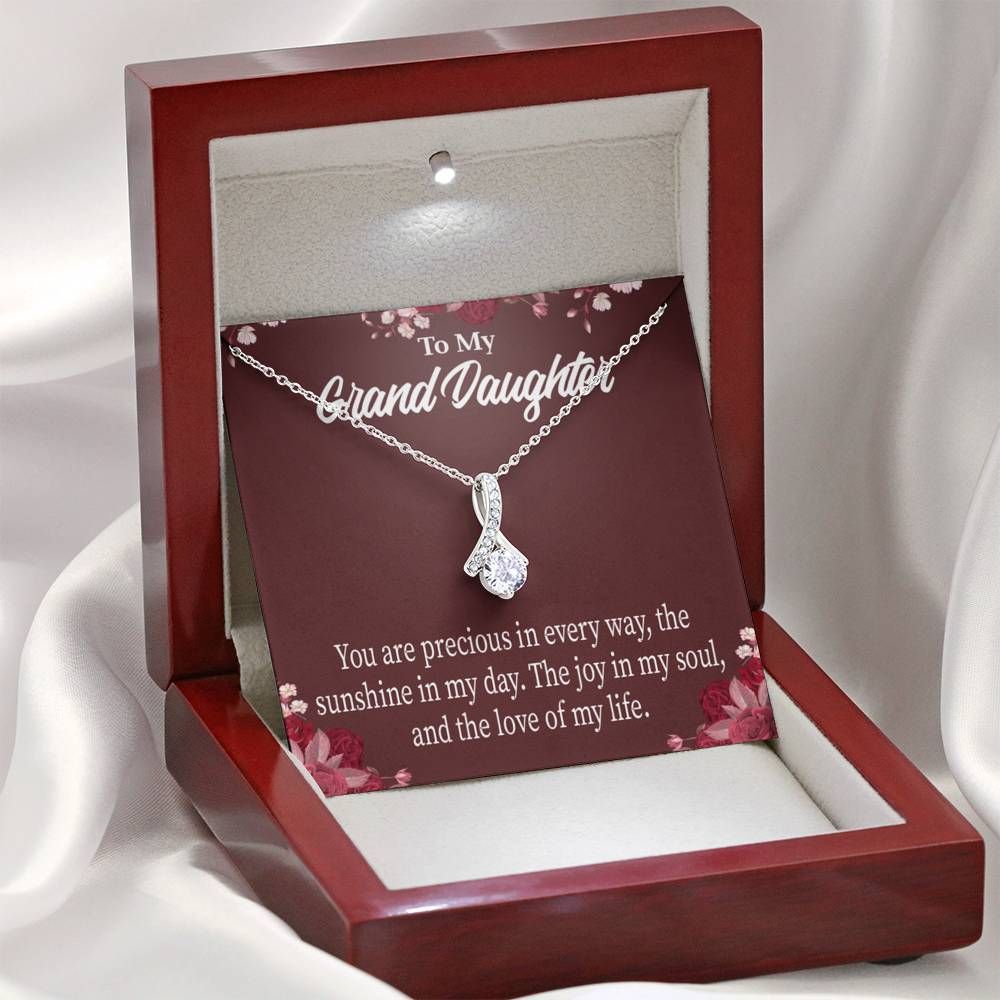 Granddaughter Gift You Are Precious In Every Way Alluring Beauty Necklace