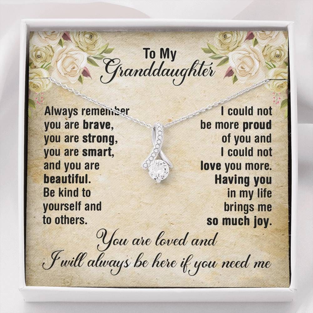 You Bring Me So Much Joy Alluring Beauty Necklace Graduation Gift For Granddaughter