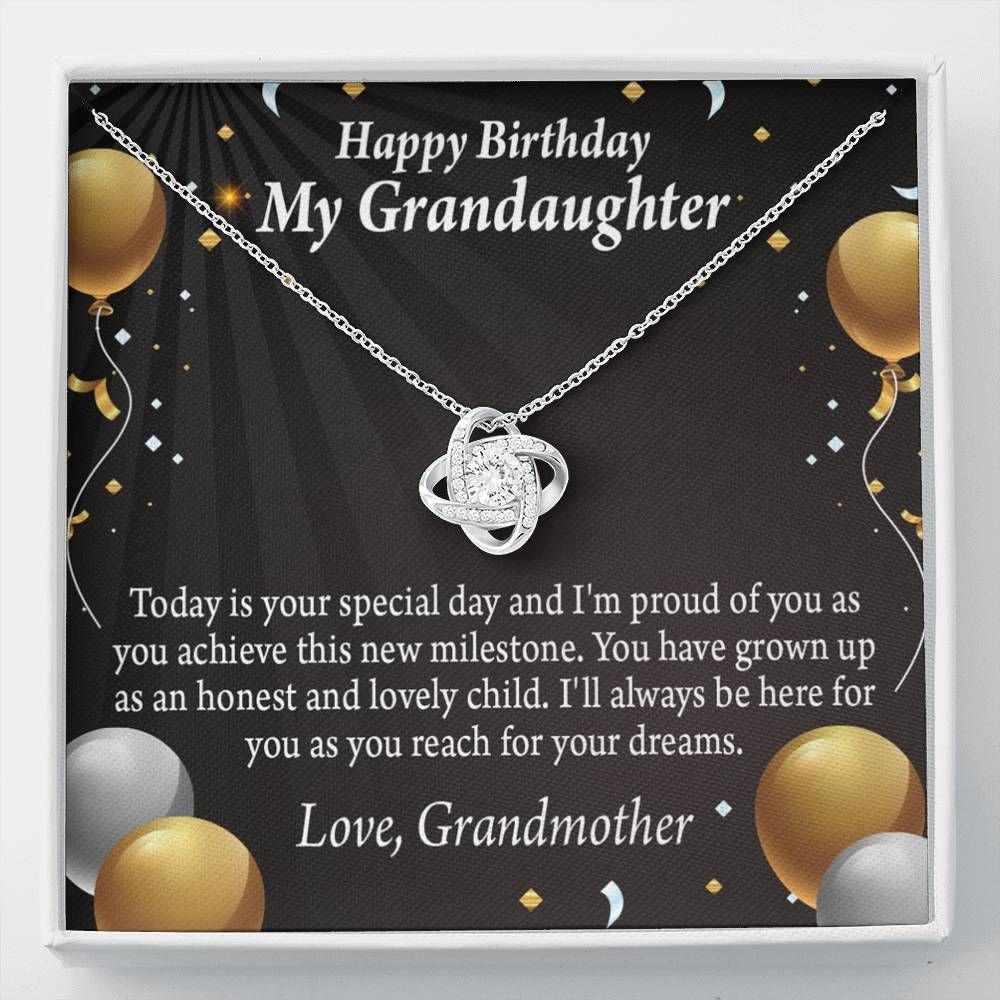 Love Knot Grandmother Gift For Granddaughter Birthday Always Be There