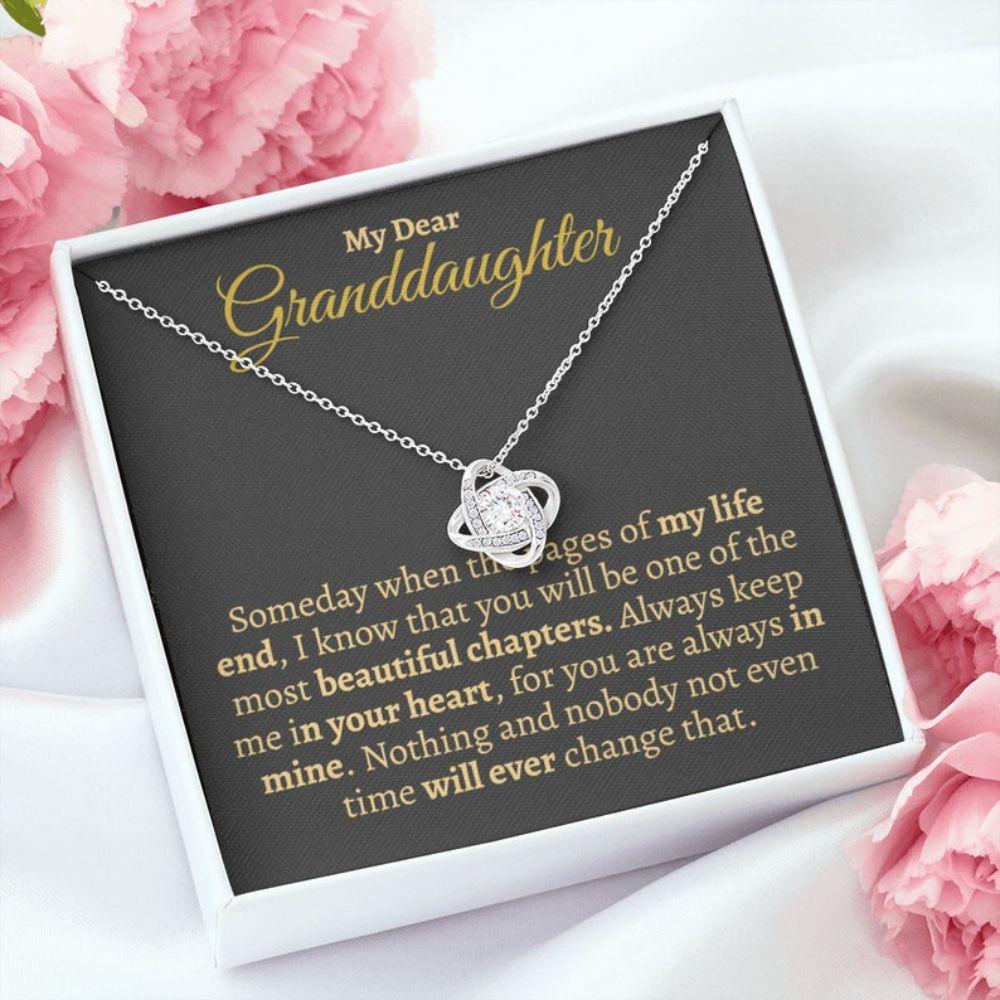 Granddaughter Necklace From Grandma, Heirloom Gift For Granddaughter, Grandmother Granddaughter Gifts