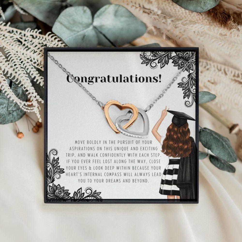 Granddaughter Necklace, Graduation Necklace For Granddaughter From