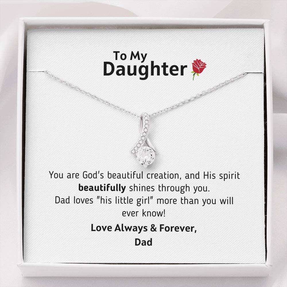 Alluring Beauty Necklace Gift For Daughter God's Beautiful Creation