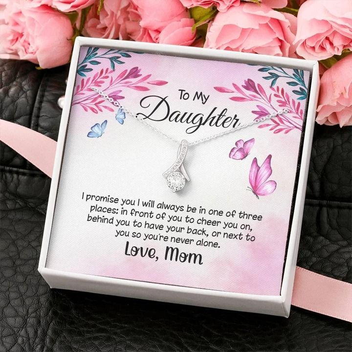 To My Daughter I Promise You Alluring Beauty Necklace