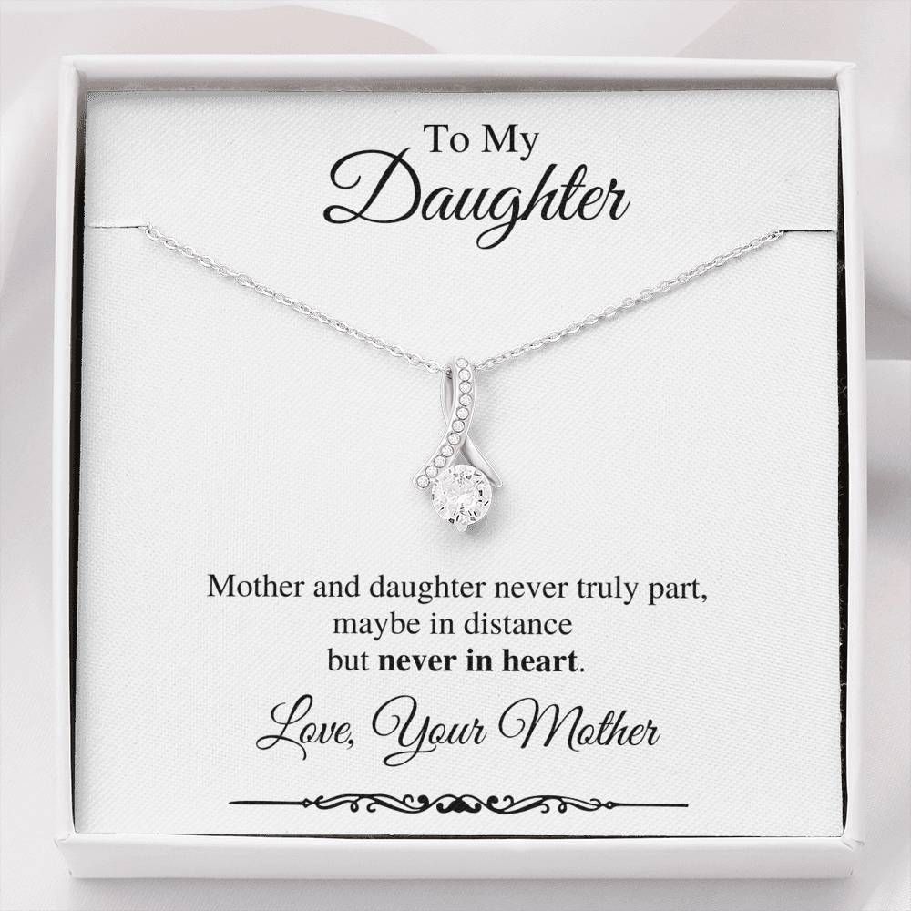 Alluring Beauty Necklace Mom Gift For Daughter Mother And Daughter Never Truly Part
