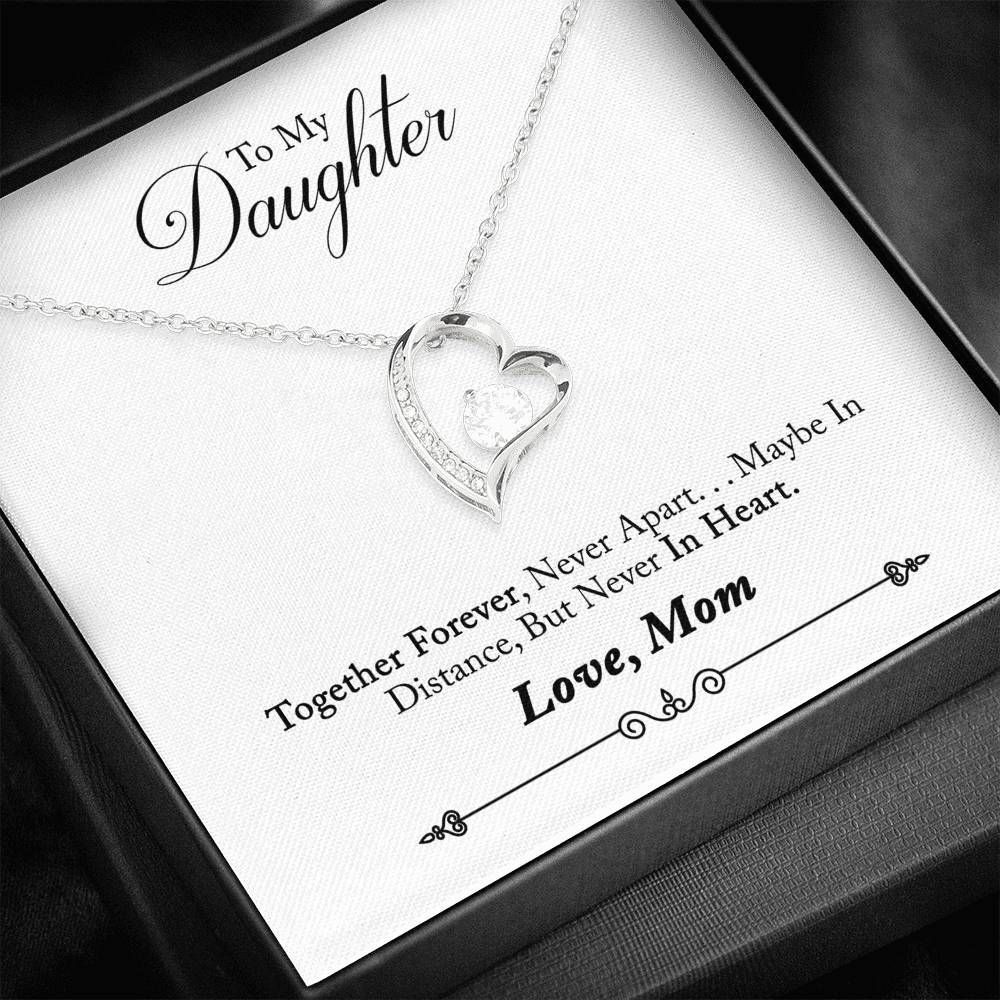 Mom Gift For Daughter Forever Love Necklace Together Forever
