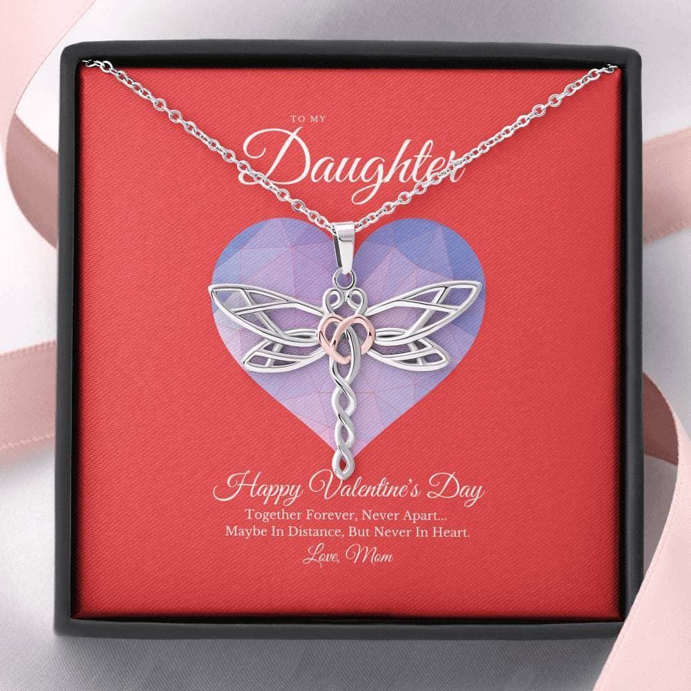 Together Forever Dragonfly Dreams Necklace Mom Gift For Daughter