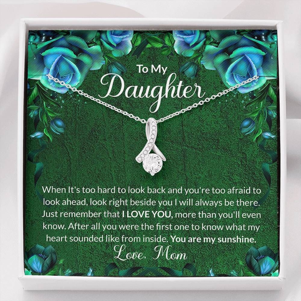 Green You Are My Sunshine Gift For Daughter Alluring Beauty Necklace