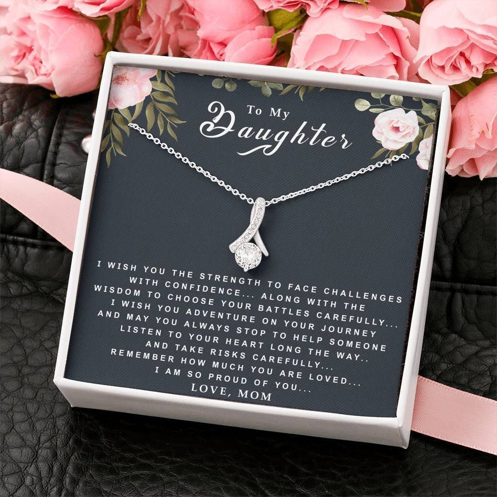 I Am So Proud Of You Gift For Daughter Alluring Beauty Necklace