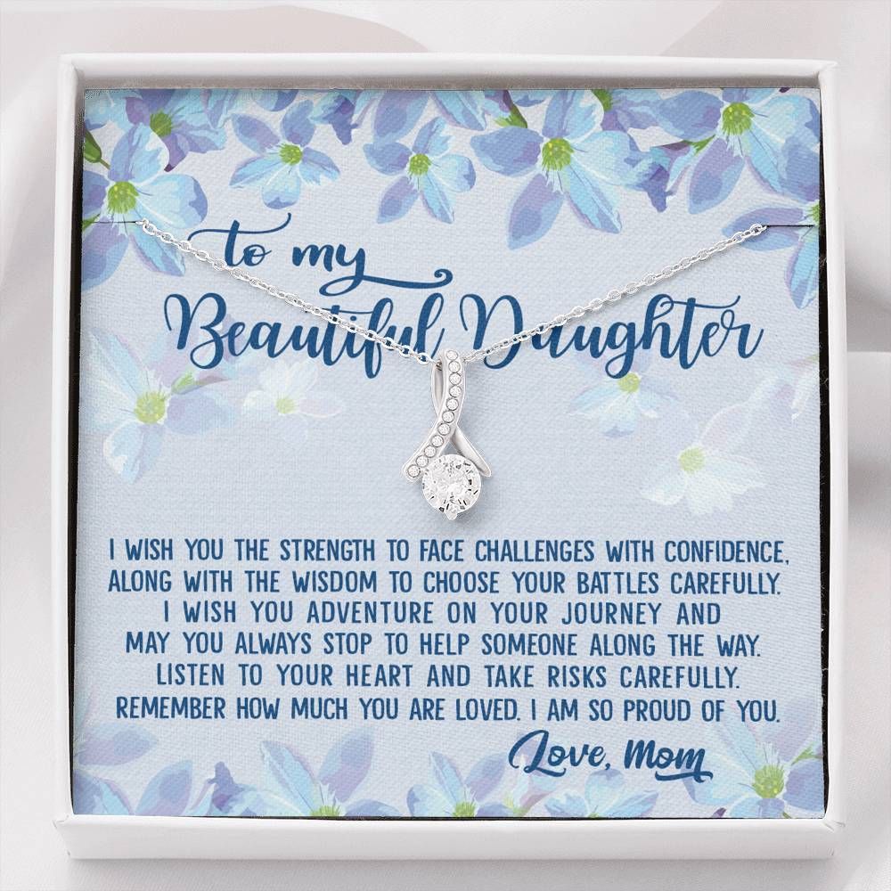 So Proud Of You Alluring Beauty Necklace Gift For Daughter
