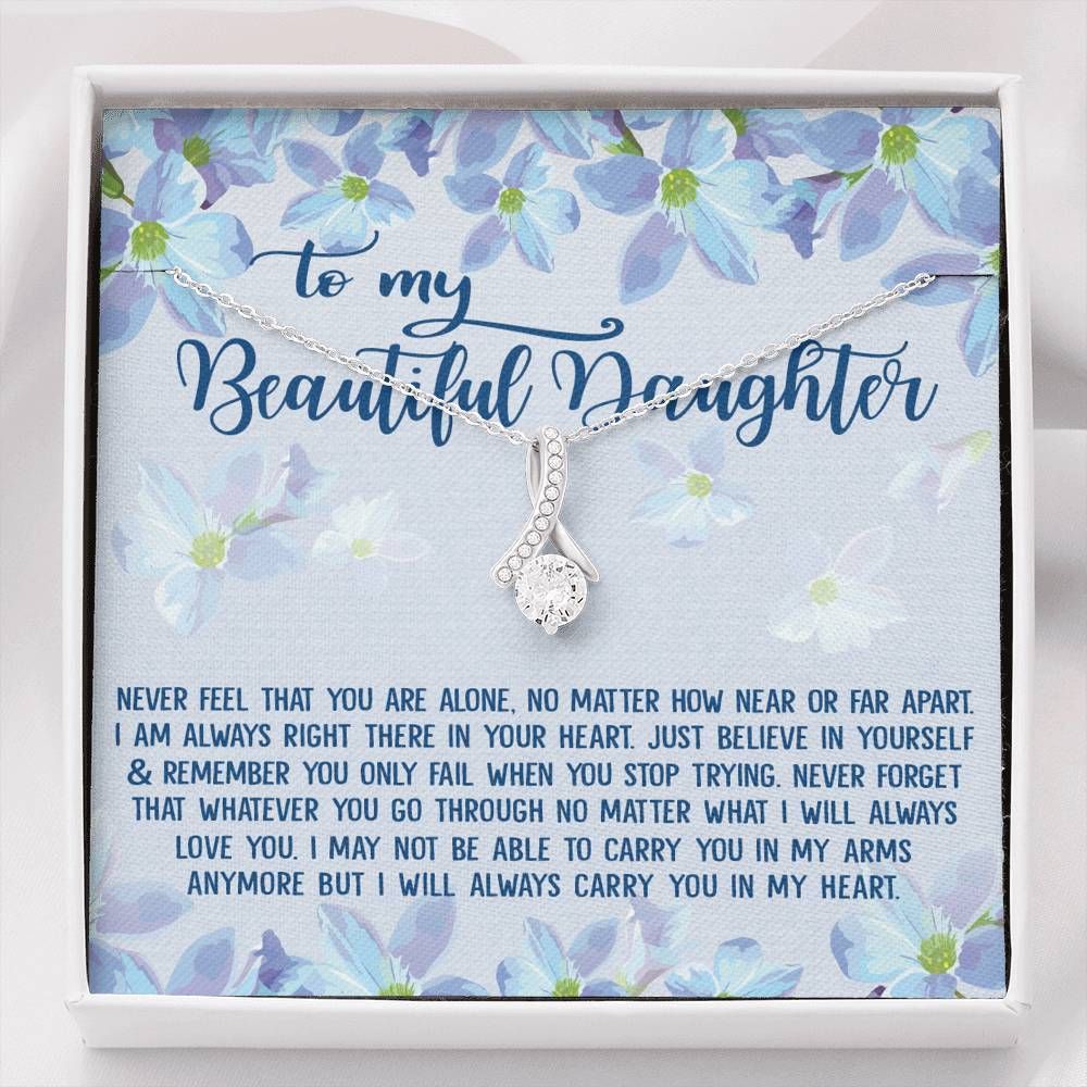 Carry You In My Heart Alluring Beauty Necklace Gift For Daughter