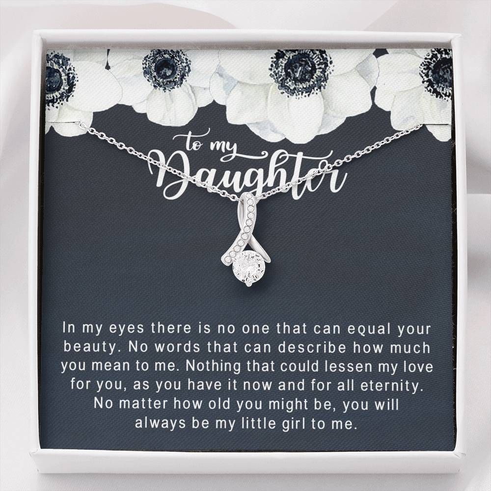 How Much You Mean To Me Alluring Beauty Necklace Gift For Daughter