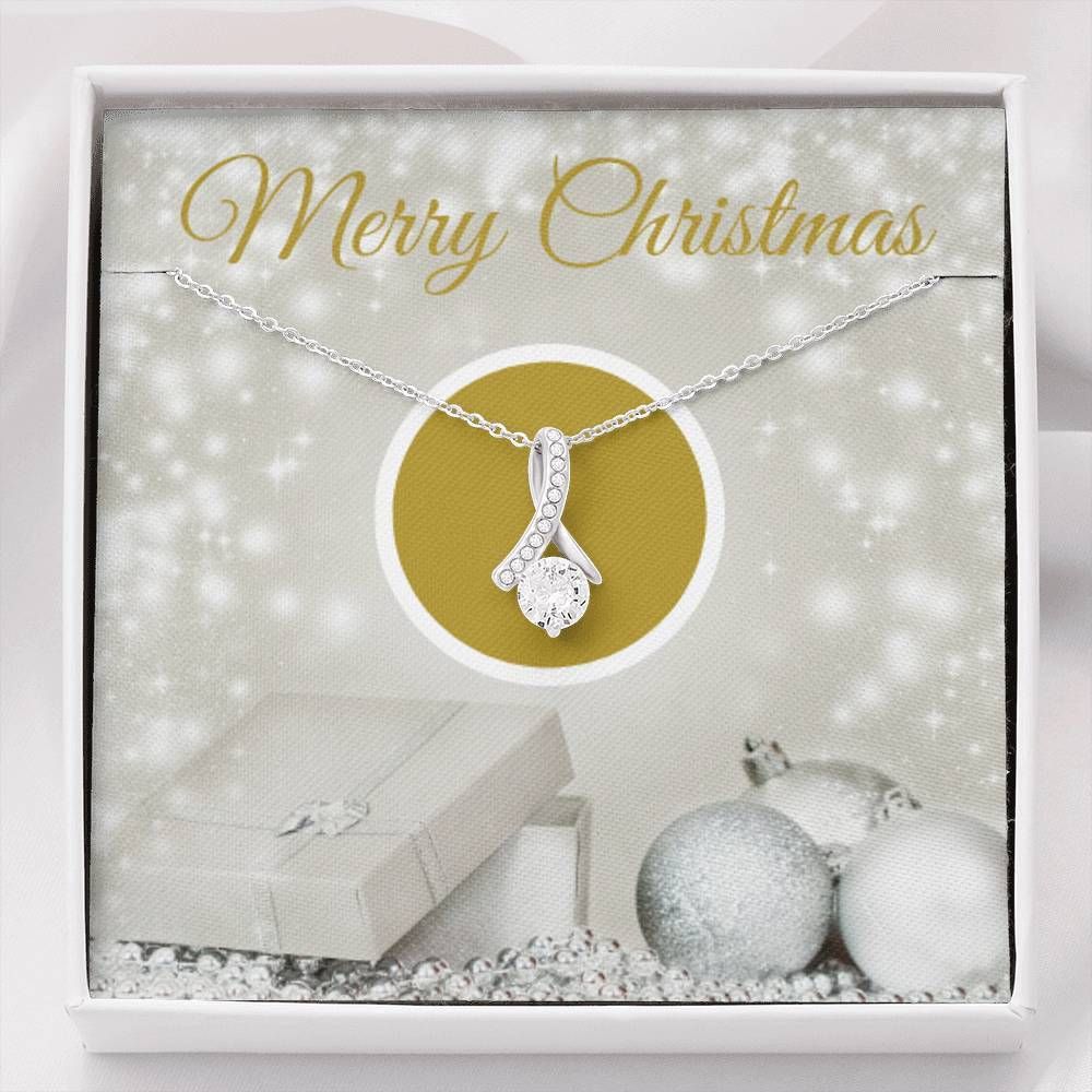 Merry Christmas Alluring Beauty Necklace Gift For Daughter