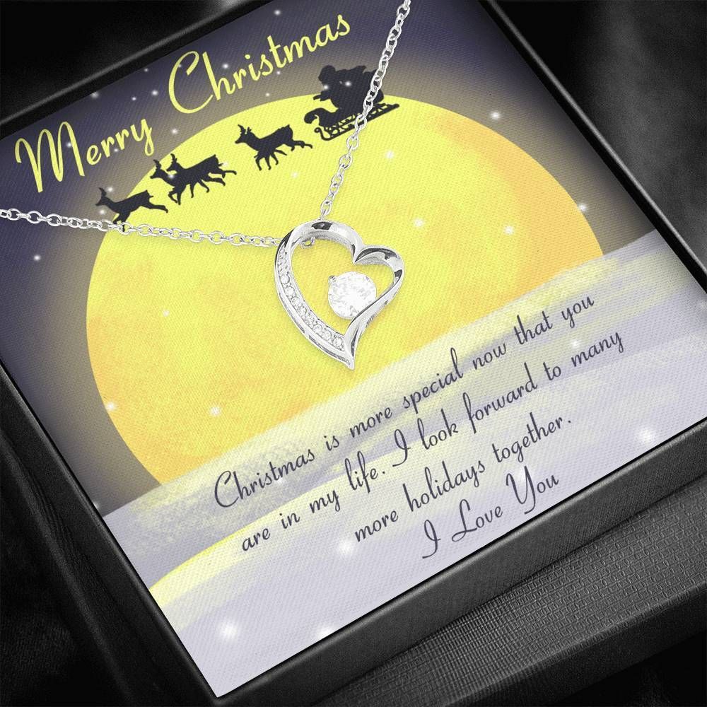 You Are In My Life Forever Love Necklace Christmas Gifts For Daughter