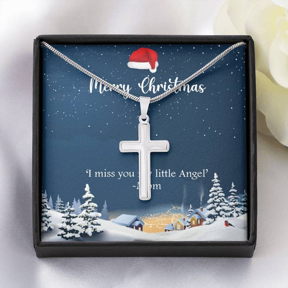 Christmas Gift For Daughter Cross Necklace