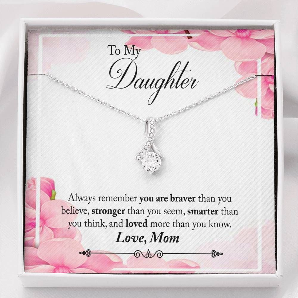 You Are Stronger Than You Think Alluring Beauty Necklace Giving Daughter