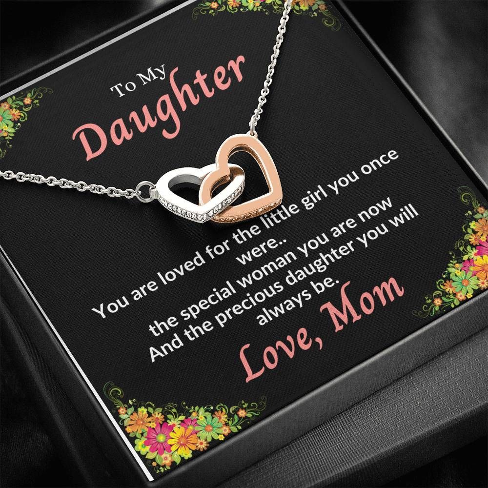 You Are Loved For The Little Girl Interlocking Heart To Daughter