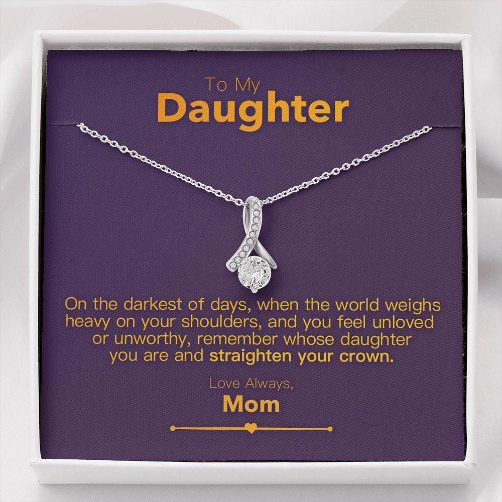 On The Darkest Of Days Alluring Beauty Necklace To Daughter