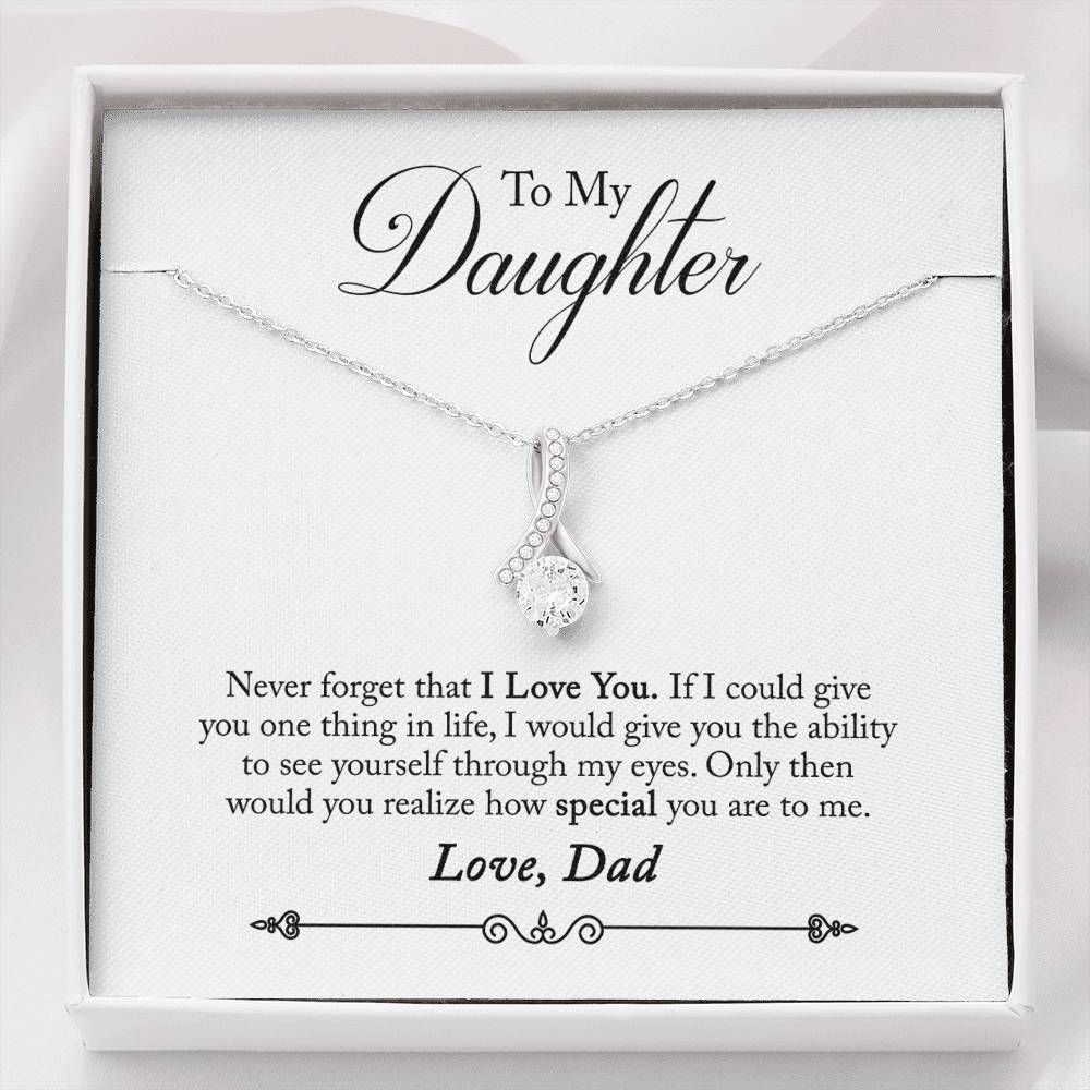 How Special You Are To Me Alluring Beauty Necklace To Daughter