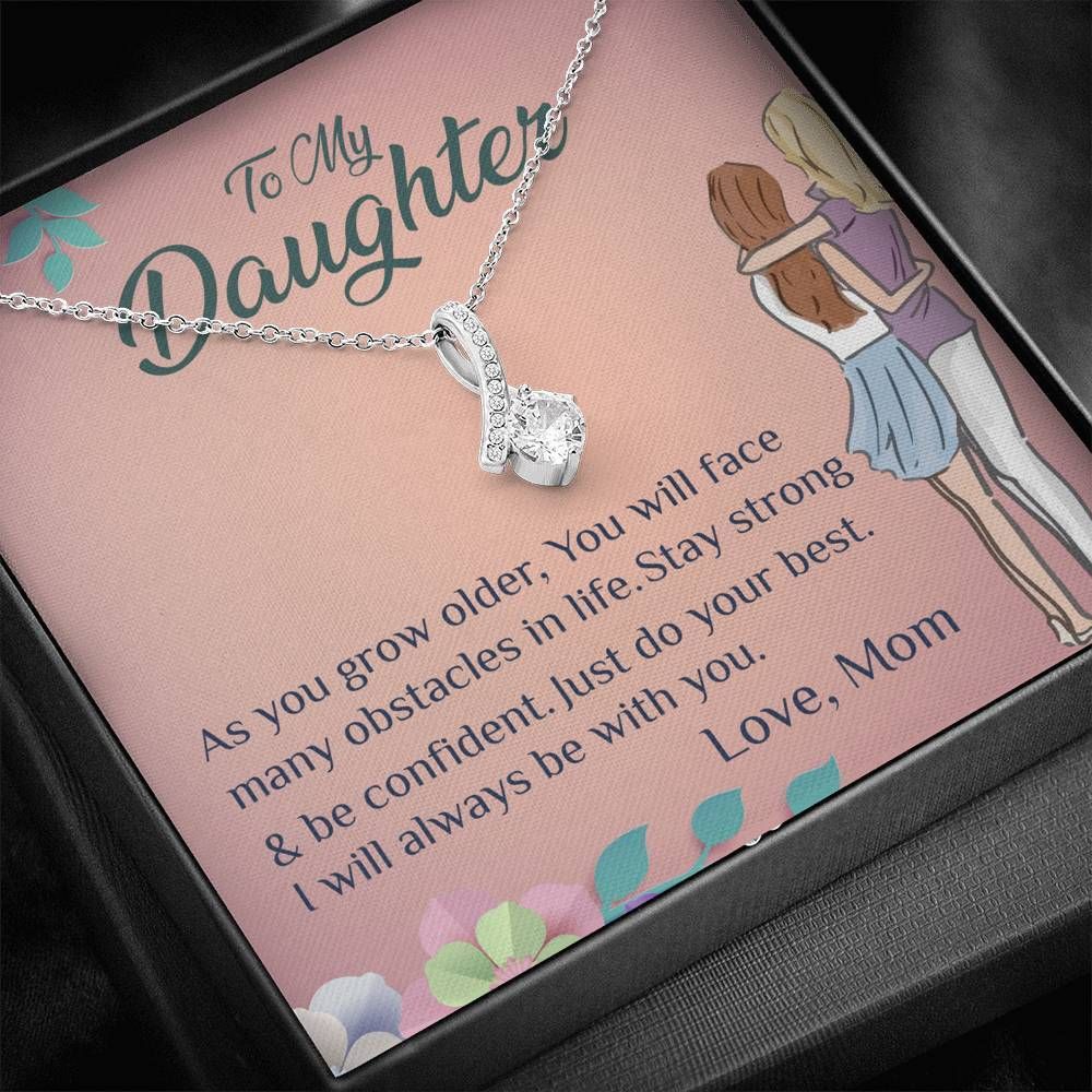 Just Do Your Best Alluring Beauty Necklace For Daughter
