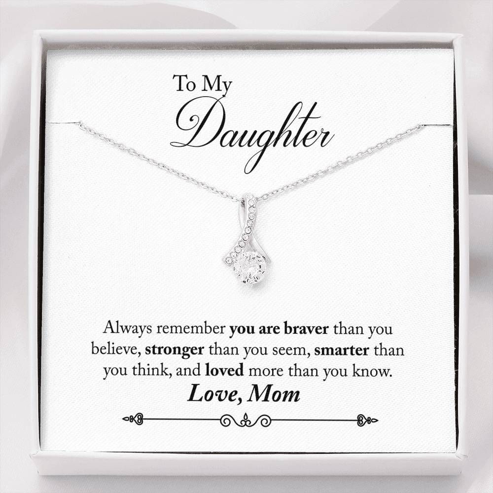 Alluring Beauty Necklace For Daughter Always Remember