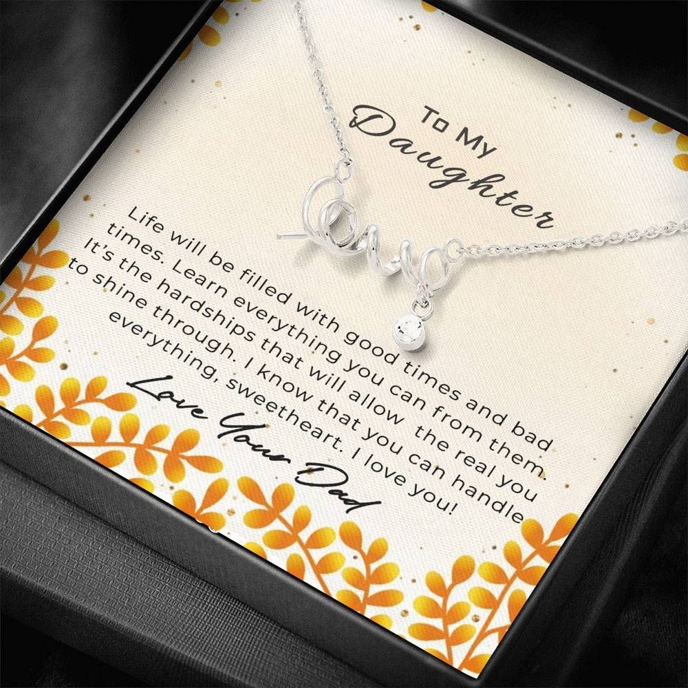 Learn Everything You Can From Them Scripted Love Necklace For Daughter