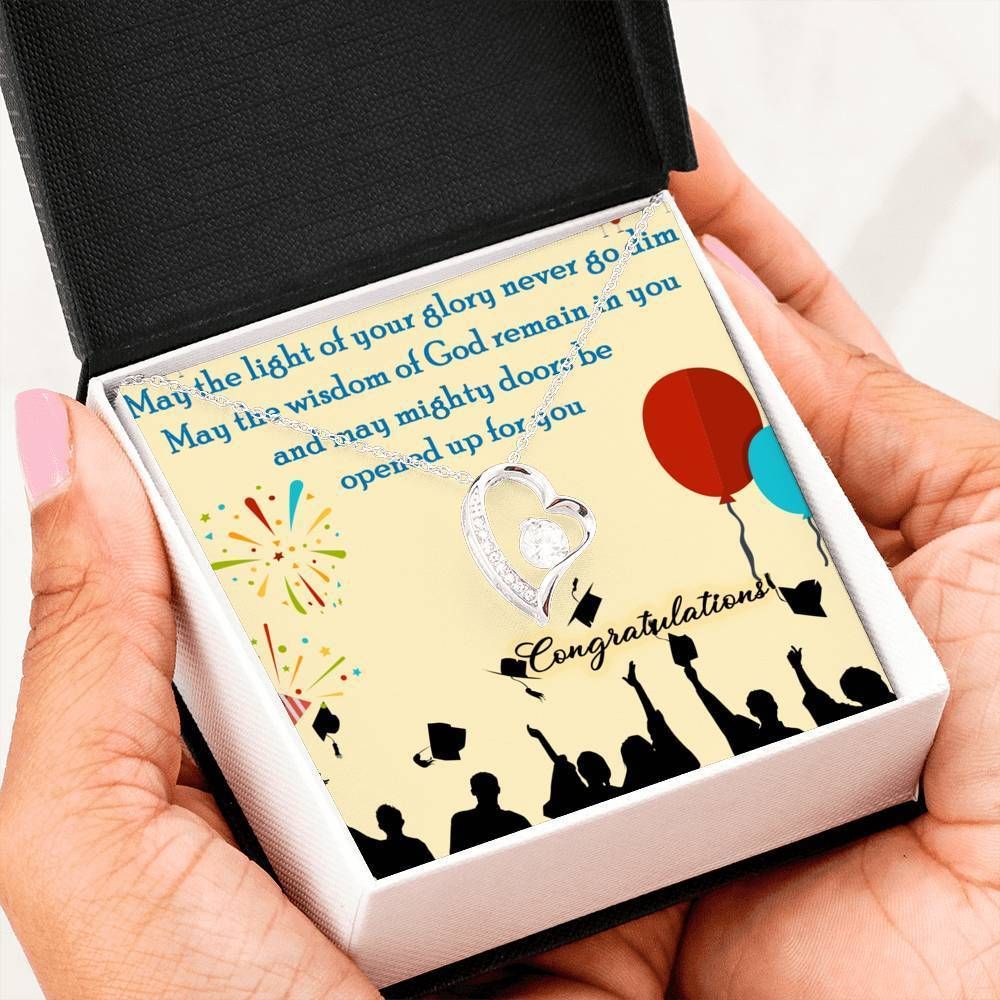 Graduation For Daughter May The Light Of Your Glory Forever Love Necklace