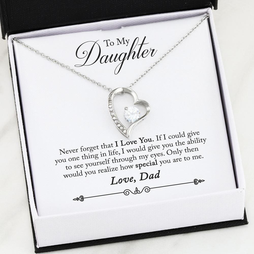 How Special You Are Forever Love Necklace For Daughter