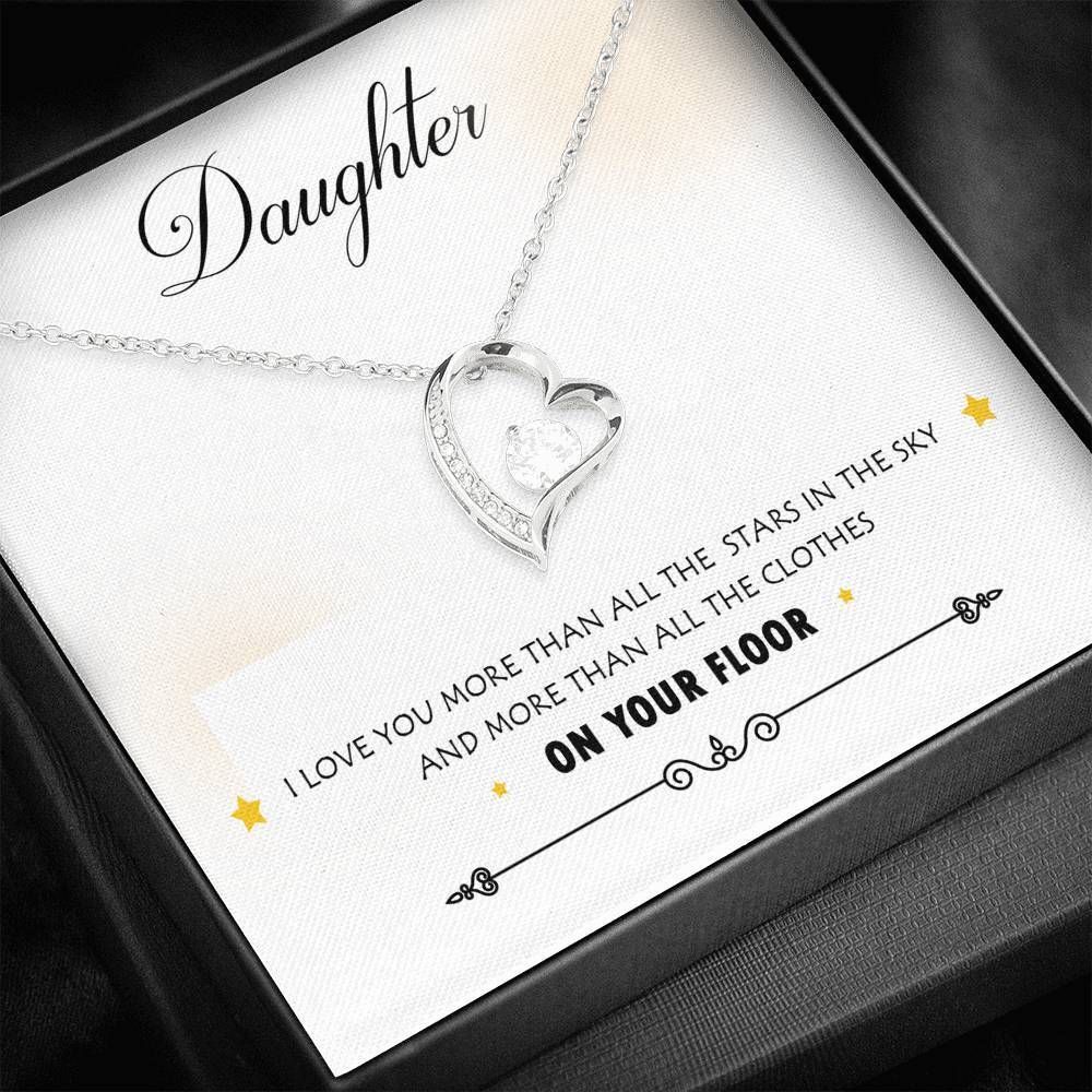 I Love You More Than All The Stars Forever Love Necklace For Daughter