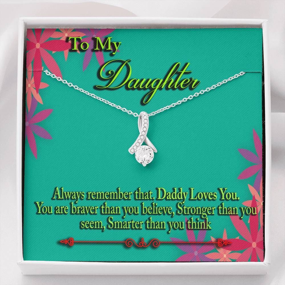 Always Remember Alluring Beauty Necklace Giving Daughter