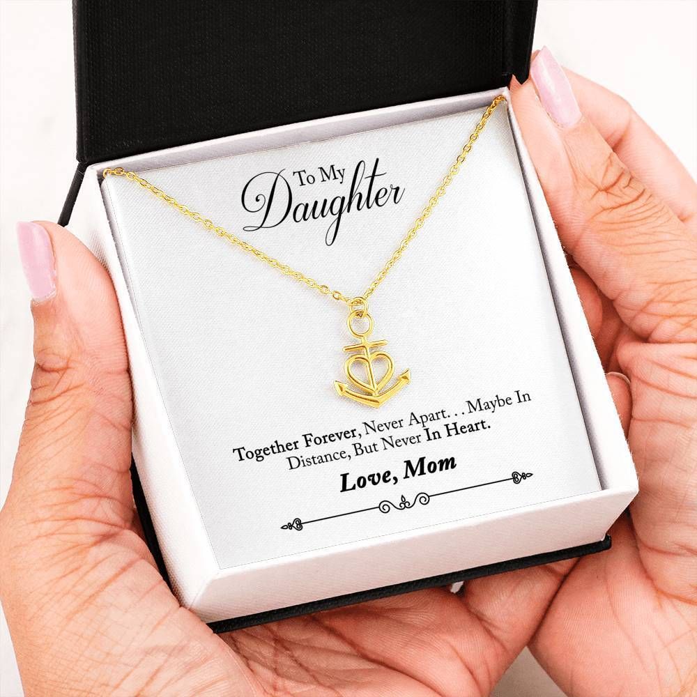 Together Forever Anchor Necklace Gift For Daughter