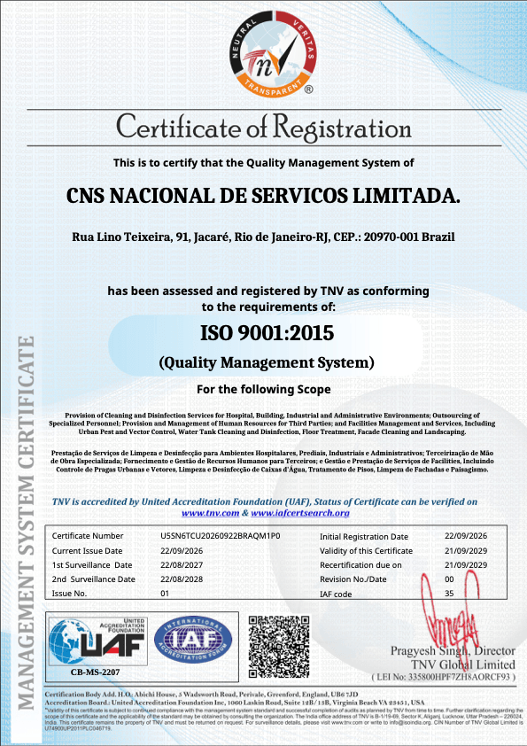 Certificado ISO 9001