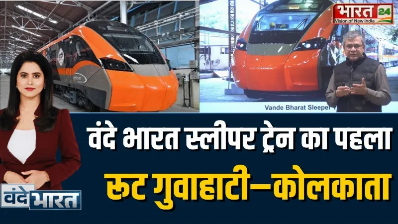 Bengal में Modi का मास्टर स्ट्रोक, Vande Bharat स्लीपर ट्रेन का पहला रूट गुवाहाटी–कोलकाता!