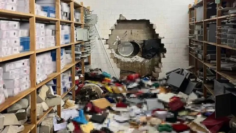 Germany Christmas bank heist 300 crore rupees stolen from bank by tunnel