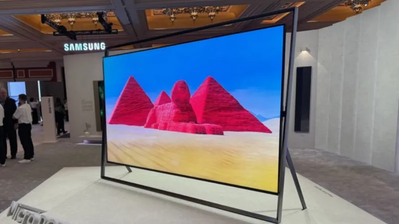Tech Samsung launches the world first Micro RGB TV 130 inch screen will be available features