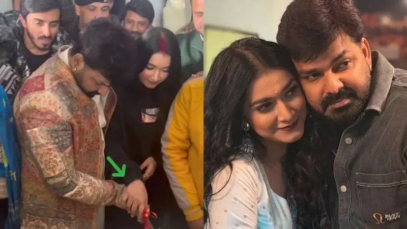 Pawan Singh Birthday: हाथ पकड़ कर कटवाया केक...पवन सिंह के साथ नजर आने वाली महिला कौन? VIDEO वायरल