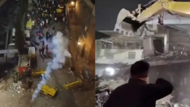 Delhi Turkman Gate Bulldozer Action Police Detained 10 people take action in 8 sections