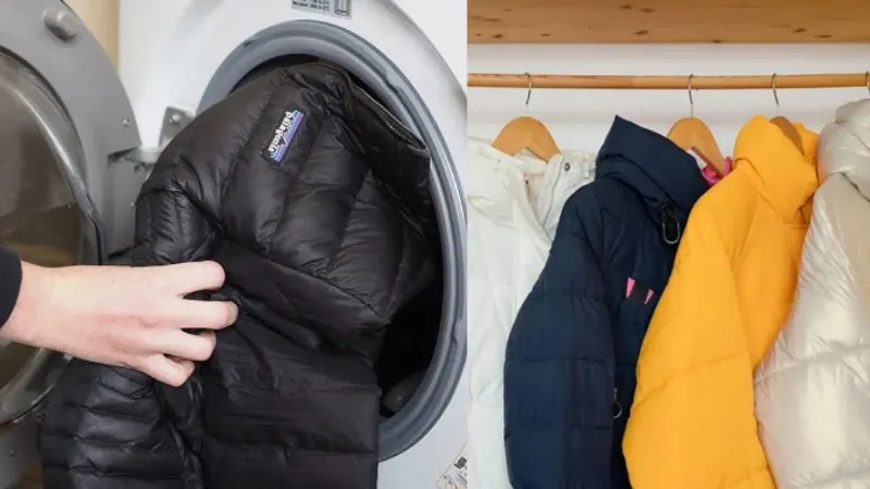 How to wash Puffer jacket in winter by hands or in washing machine