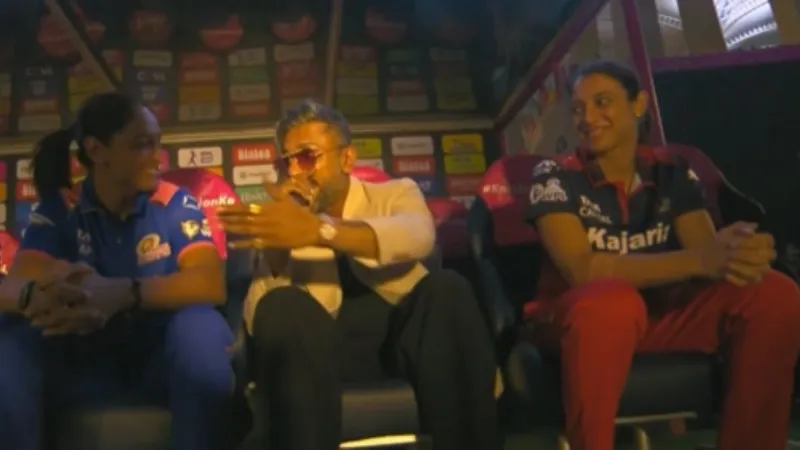 WPL 2026 Honey Singh did something like this Smriti Mandhana kept watching see VIDEO
