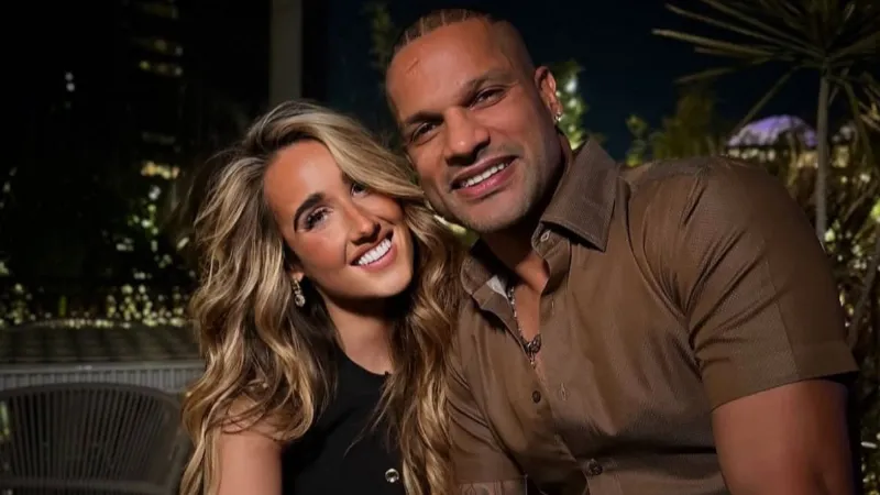 Who is Shikhar Dhawan fiance Sophie Shine