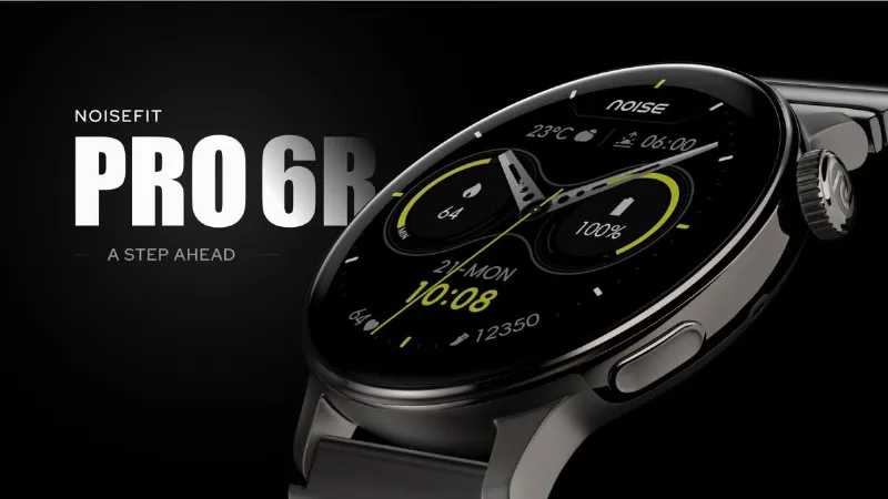 7 दिन की बैटरी, GPS सपोर्ट.. लॉन्च हुई धांसू स्मार्टवॉच NoiseFit Pro 6R, AI फीचर्स से है लैस