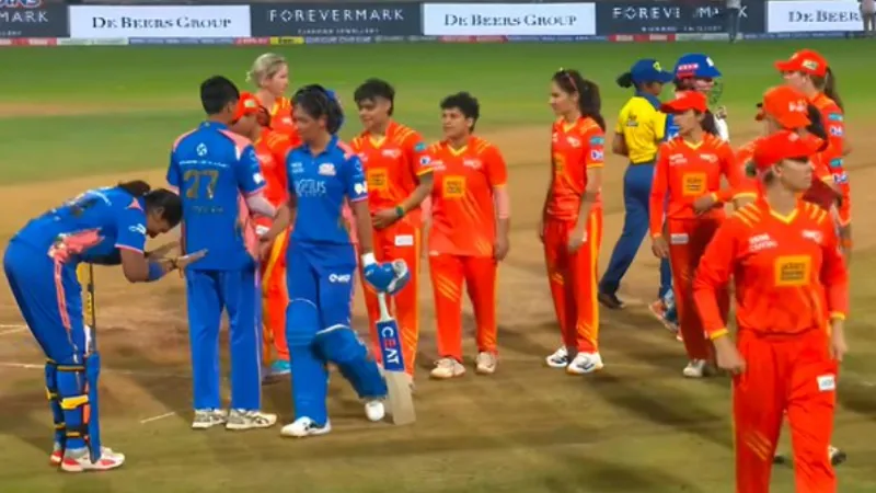 WPL 2026: हरमनप्रीत की धुआंधार बल्लेबाजी के कारण MI की धमाकेदार जीत,  गुजरात जायंट्स को 7 विकेट से हराया