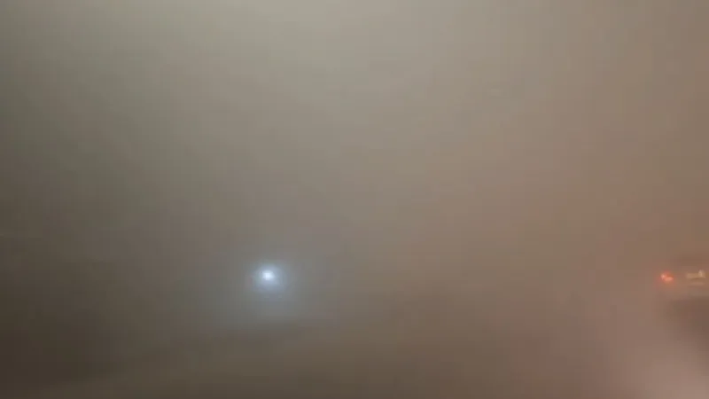 Weather Update Smog alert zero visibility yellow alert in these area know aqi update