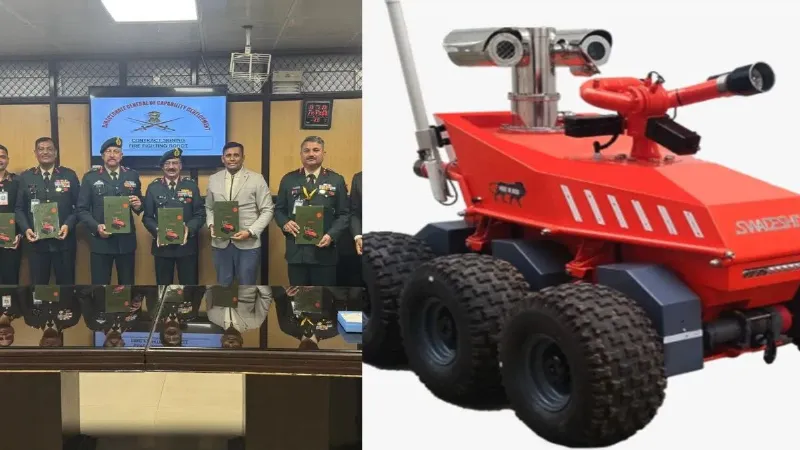 भारतीय सेना के बेड़े में शामिल होंगे फायर फाइटिंग रोबोट, जानिए FF BOT कैसे करेंगे जवानों की रक्षा?