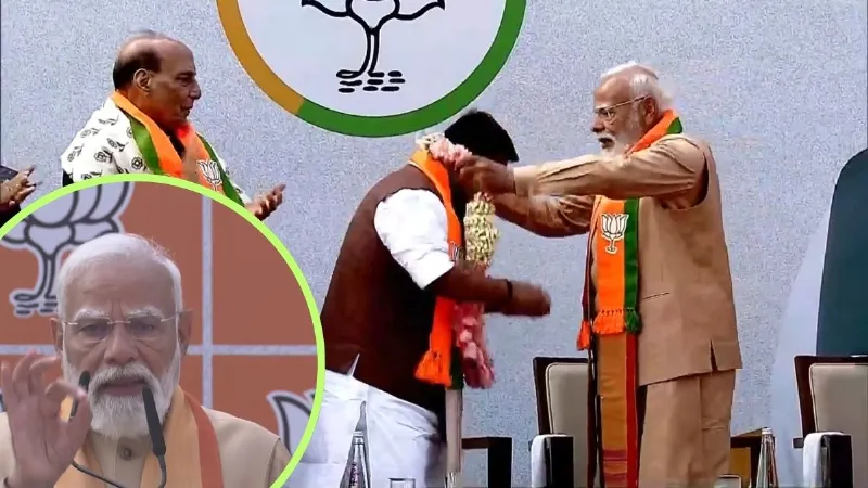 BJP के 'नबीन' अध्यक्ष बने नितिन, PM मोदी ने कहा- मैं कार्यकर्ता, ये मेरे बॉस