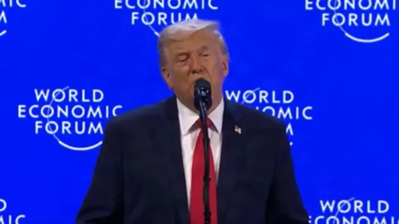 Missiles will pass over the same piece of ice Donald Trump scolds Europe for Greenland in Davos