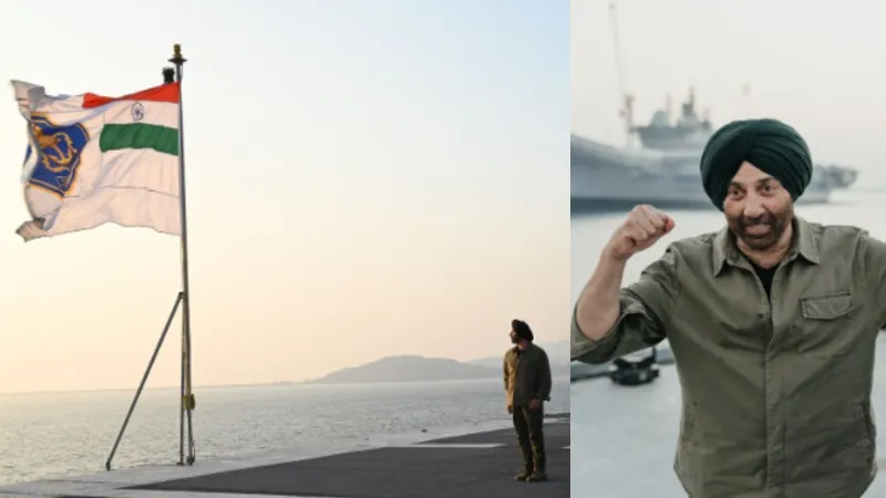 INS विक्रांत से सन्नी देओल ने शेयर की खास तस्वीरें, 'बॉर्डर 2' के रिलीज से पहले लिखा भावुक पोस्ट