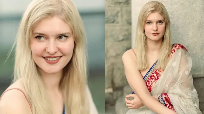 German Women Wear indian attire photos viral on social media