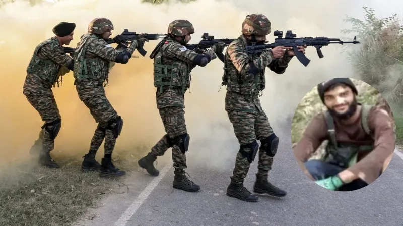 Security forces killed Jaish-e-Mohammed terrorist in Kathua American-made M4 rifle found