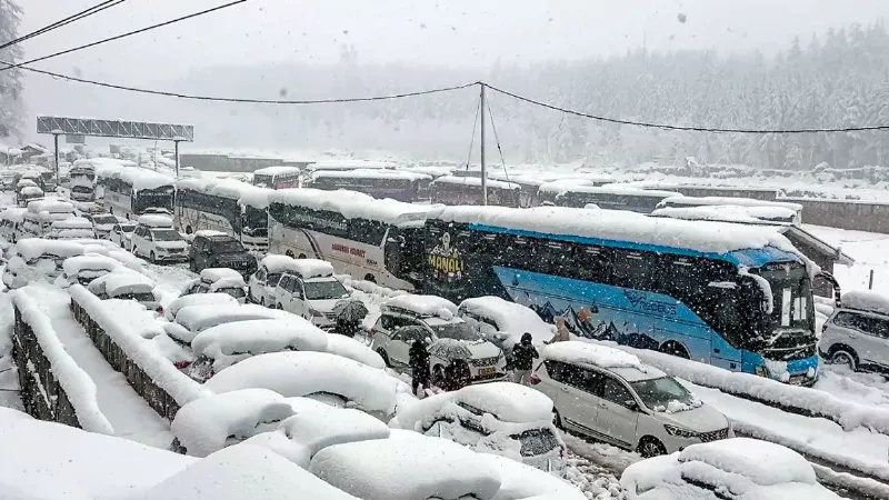 Cold will increase Snowfall on the mountains heavy rain